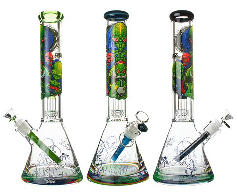 Cheech Glass | 16" Alien Beaker