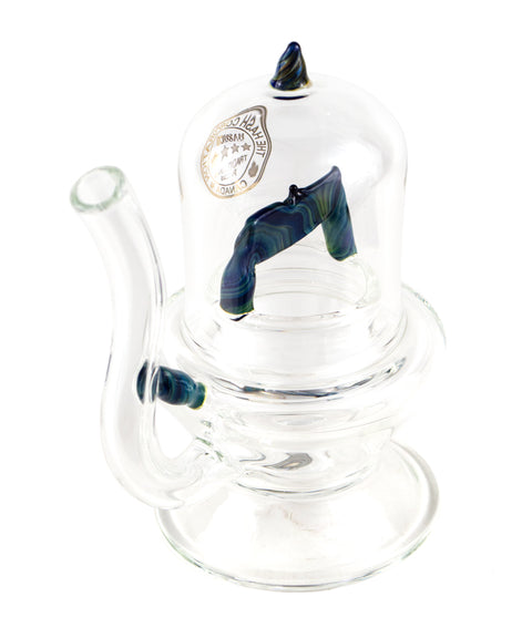 HashCo.| Lantern Hash Kettle - Blue & Green Swirl