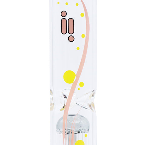 Infyniti | 14" Untamed Beaker (with Perc) - Pink Squid