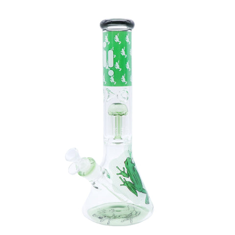Infyniti | 14" Untamed Beaker (w/Perc) - Frog