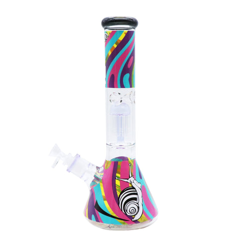 Infyniti | 14" Untamed Beaker (with Perc) - Snail