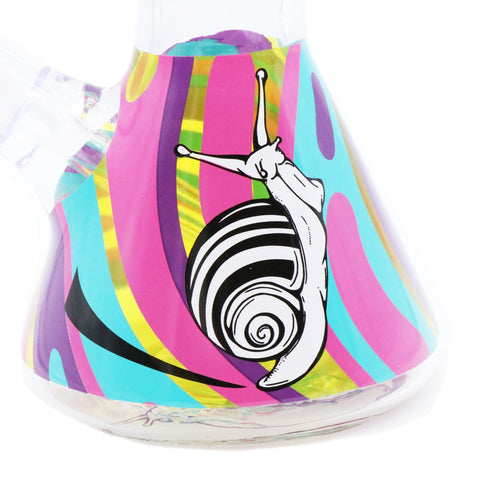 Infyniti | 14" Untamed Beaker (with Perc) - Snail