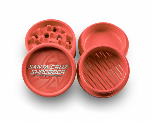 Santa Cruz Shredder | 4 Piece Hemp Coloured Grinder