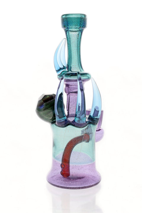 Carsten Carlisle | Purple and Teal Rig - Peace Pipe 420