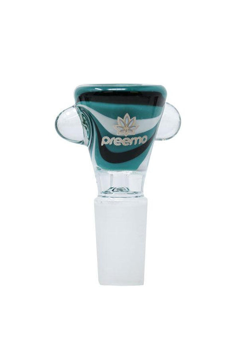 Preemo | 14mm Duo Marbled Bowl - Peace Pipe 420